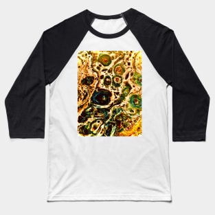 Abstract pouring paint Baseball T-Shirt